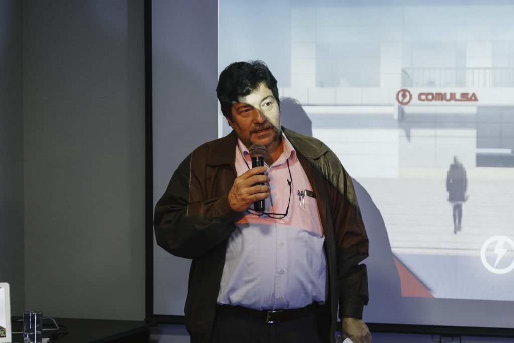 Jose Vicente Lopez, Gerente Comercial Comulsa Peru en inaguración nuevas oficinas