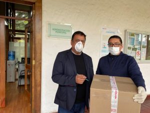 COMULSA HACE DONACIÓN DE MASCARILLAS A MUNICIPALIDAD DE PUDAHUEL